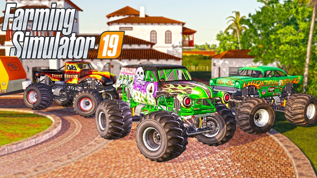 LUXURY MILLIONAIRE BUYS $10,000,000 MONSTER TRUCKS & CARS! | (ROLEPLAY) FARMING SIMULATOR 2019