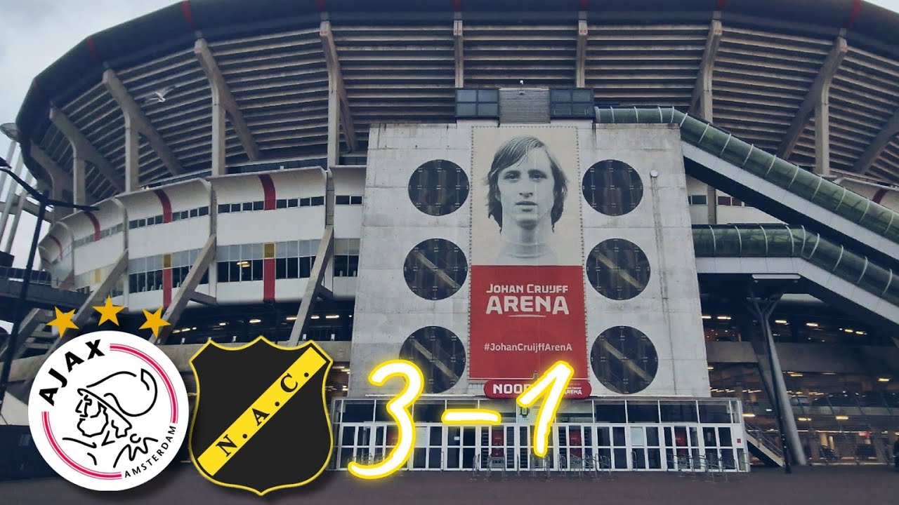 AFC AJAX 3-1 NAC Breda zondag  6 april 2025 @ Johan Cruijff Arena Amsterdam.