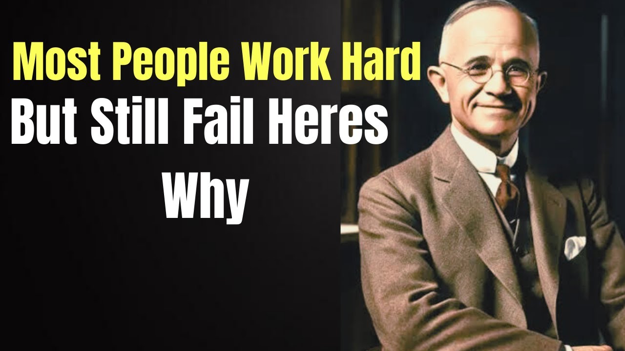 Most People Work Hard But Still Fail Here’s Why #Hard Work Fails Most People NapoleonHill Motivation