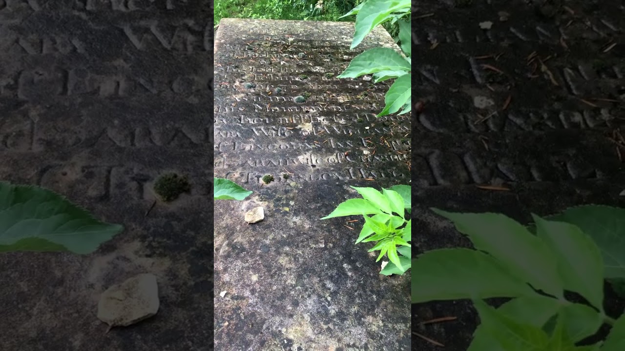 Exploring graveyard in kelloe , County Durham