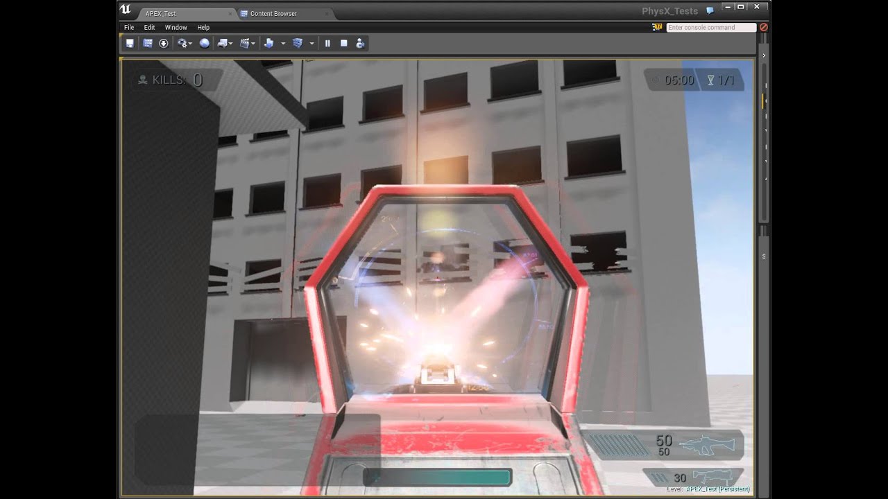Nvidia Apex Destruction - Unreal Engine 4 TESTE 001