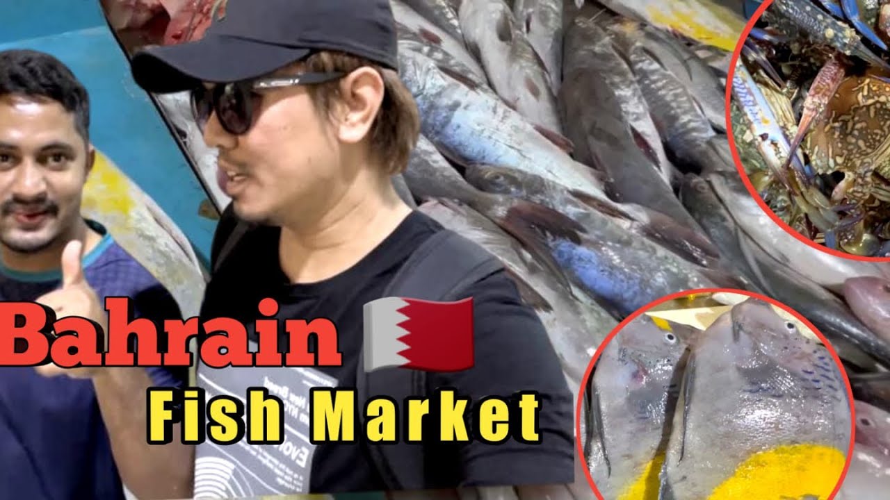 Short Tour at Bahrain Fish Market 🇧🇭.                                        #KongsYVlogs