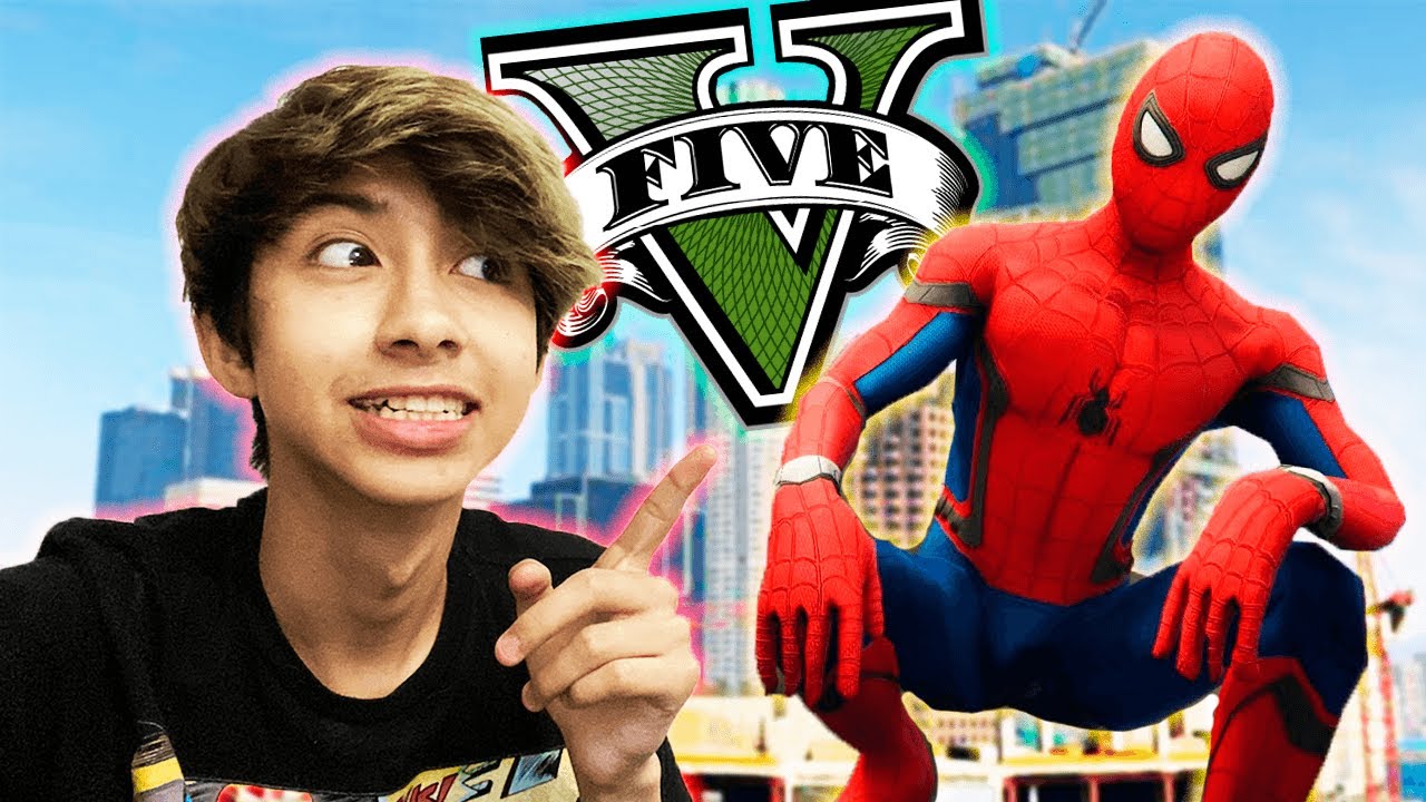 &iexcl;SOMOS SPIDERMAN EN GTA 5! GTA 5 MODS - IVANSPIDEY