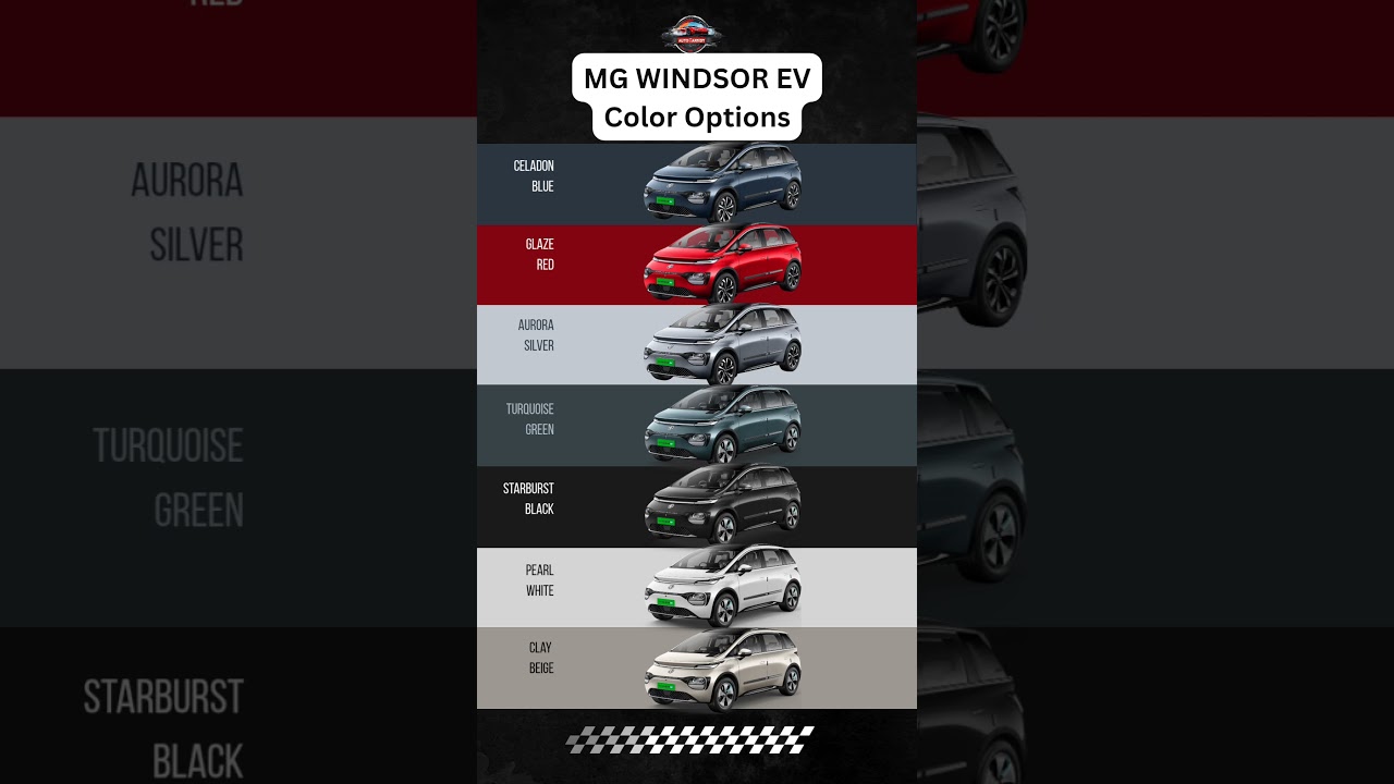 MG Windsor EV 2025 &ndash; All Color Options! 🎨  #MGWindsorEV2025 #WindsorEVColors #MGMotorIndia