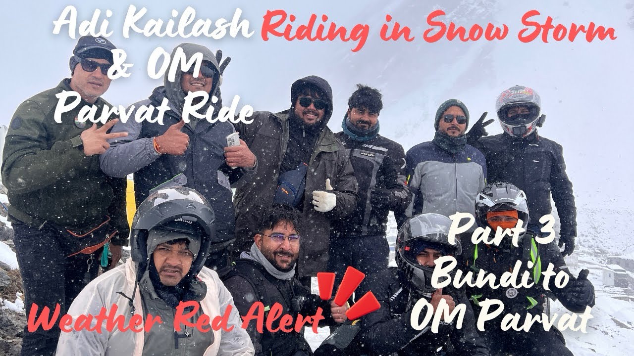 Adi Kailash & OM Parvat Ride In Extreme Weather | Bundi Village To OM Parvat Offroad - Day 3