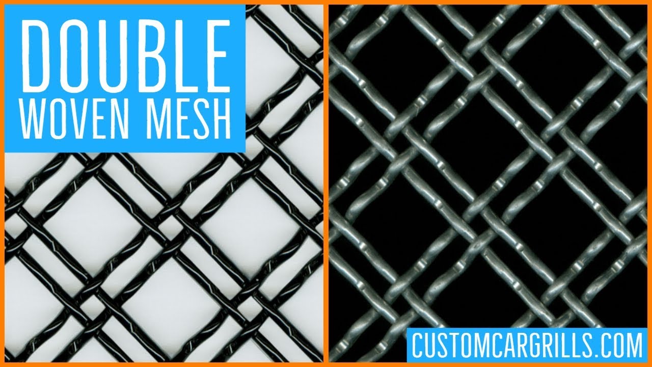 Double Woven Universal Aluminum Grill Mesh - by customcargrills.com