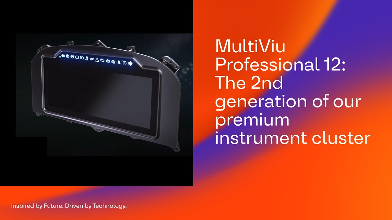 MultiViu® Professional 12: The 2nd Generation of our premium instrument cluster