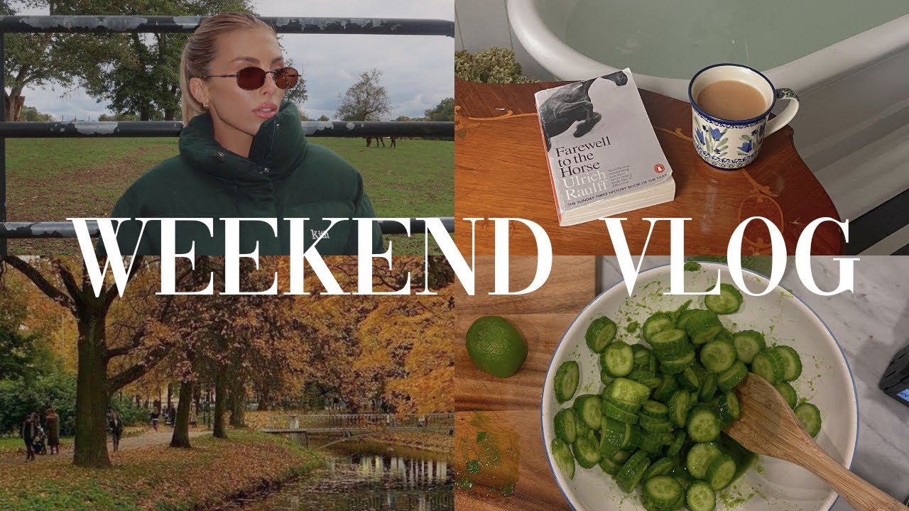 home vlog: cozy fall weekend, q&a, cooking, friends etc!