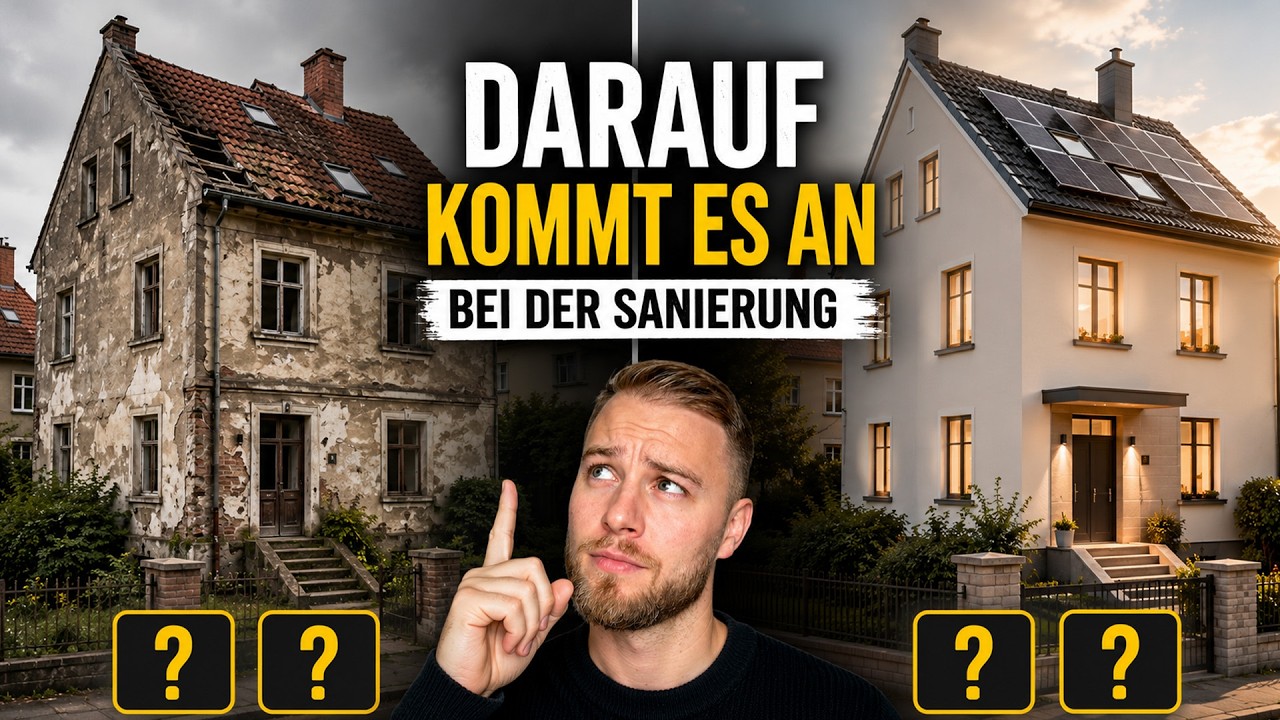 Komplettsanierung mit Förderung: Darauf kommt es an!
