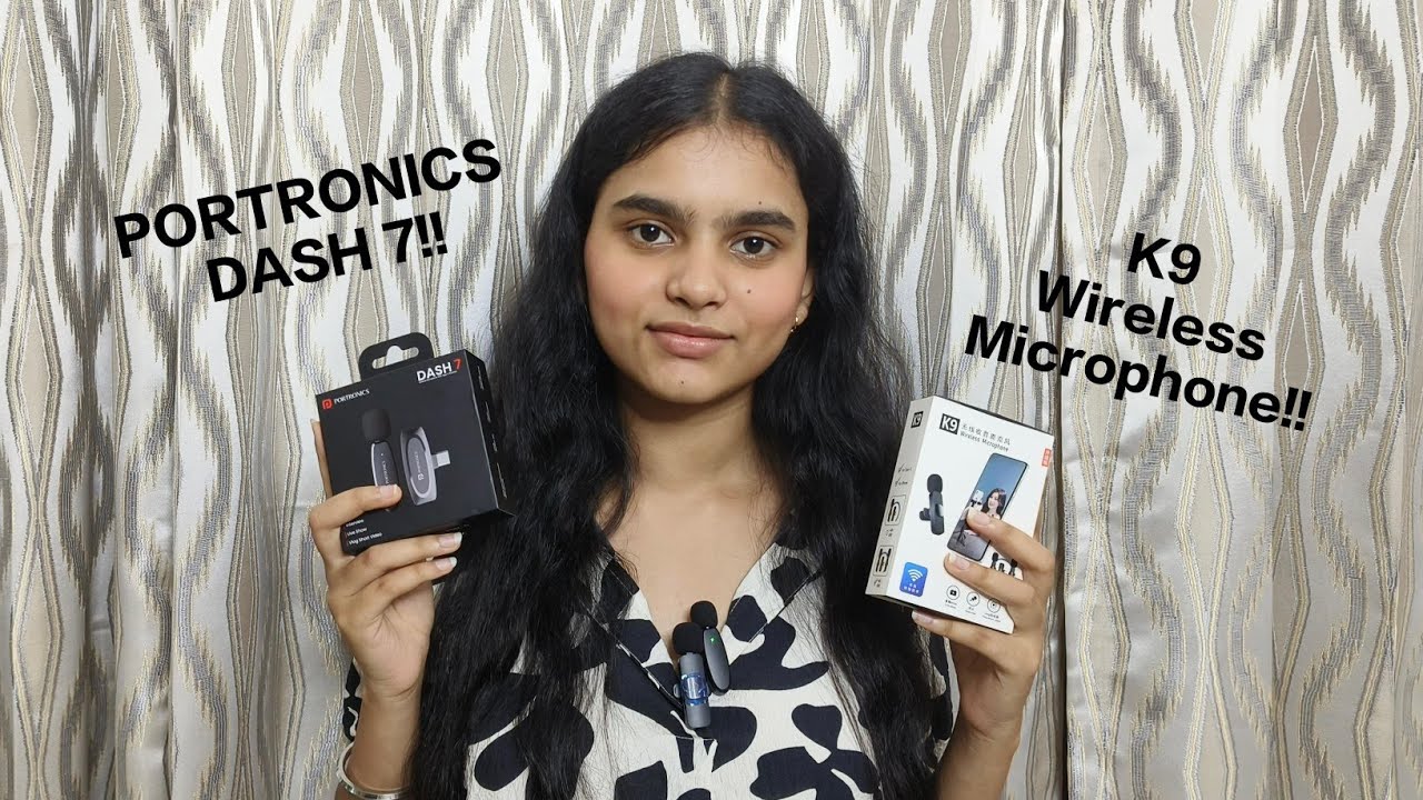 Portronics Dash 7 vs K9 Wireless Mic – Full Comparison || Arshpreet Vibes ✨