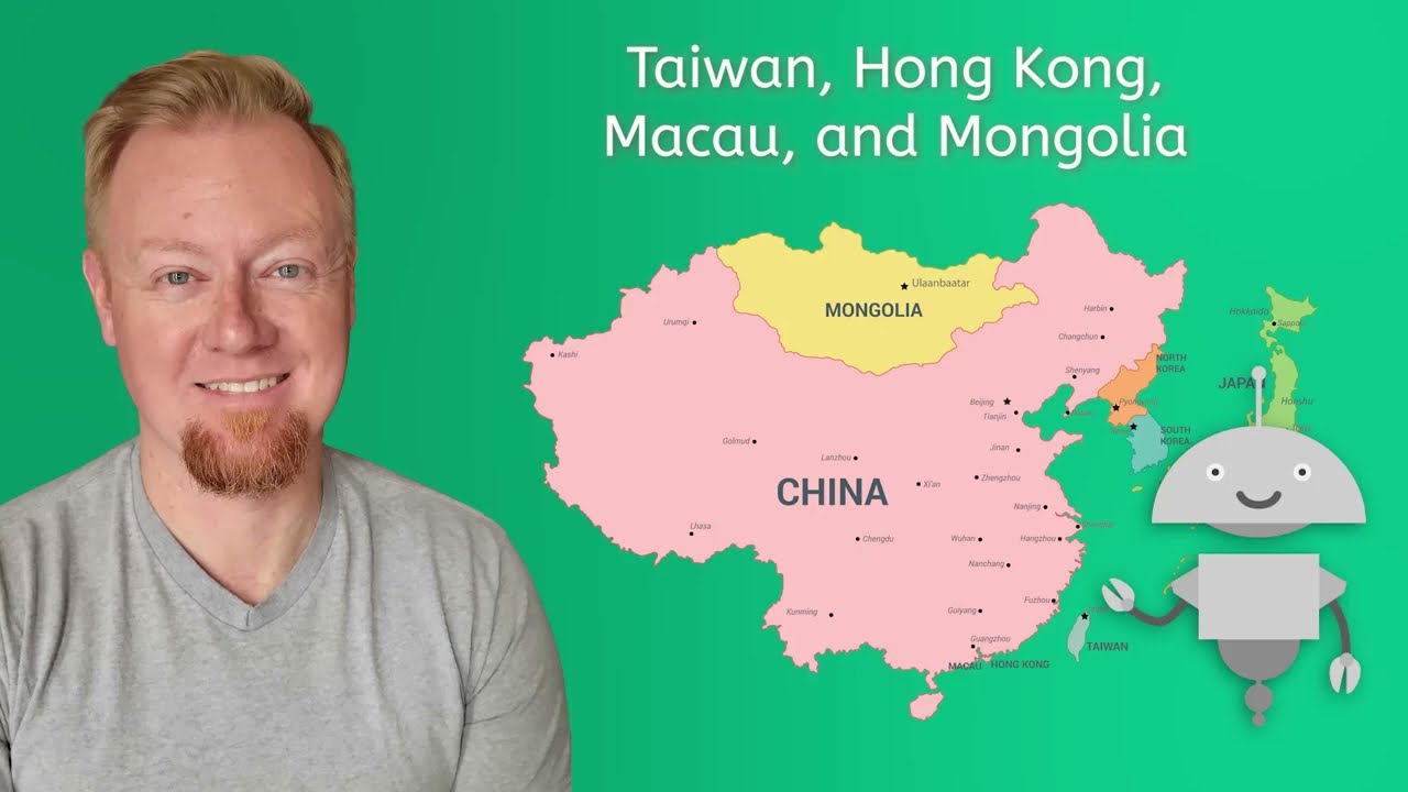 Taiwan, Hong Kong, Macau, and Mongolia
