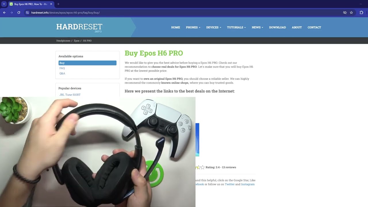 How to Adjust Headphones Size on EPOS H6 Pro