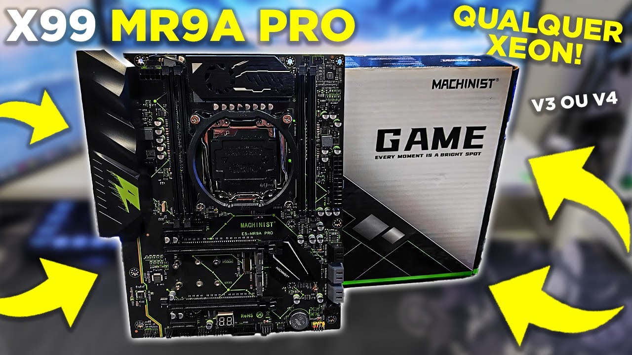 A MELHOR PLACA MÃE PARA XEON NO REMESSA CONFORME MR9A PRO! COM DISSIPADOR ATIVO NOS VRM'S!
