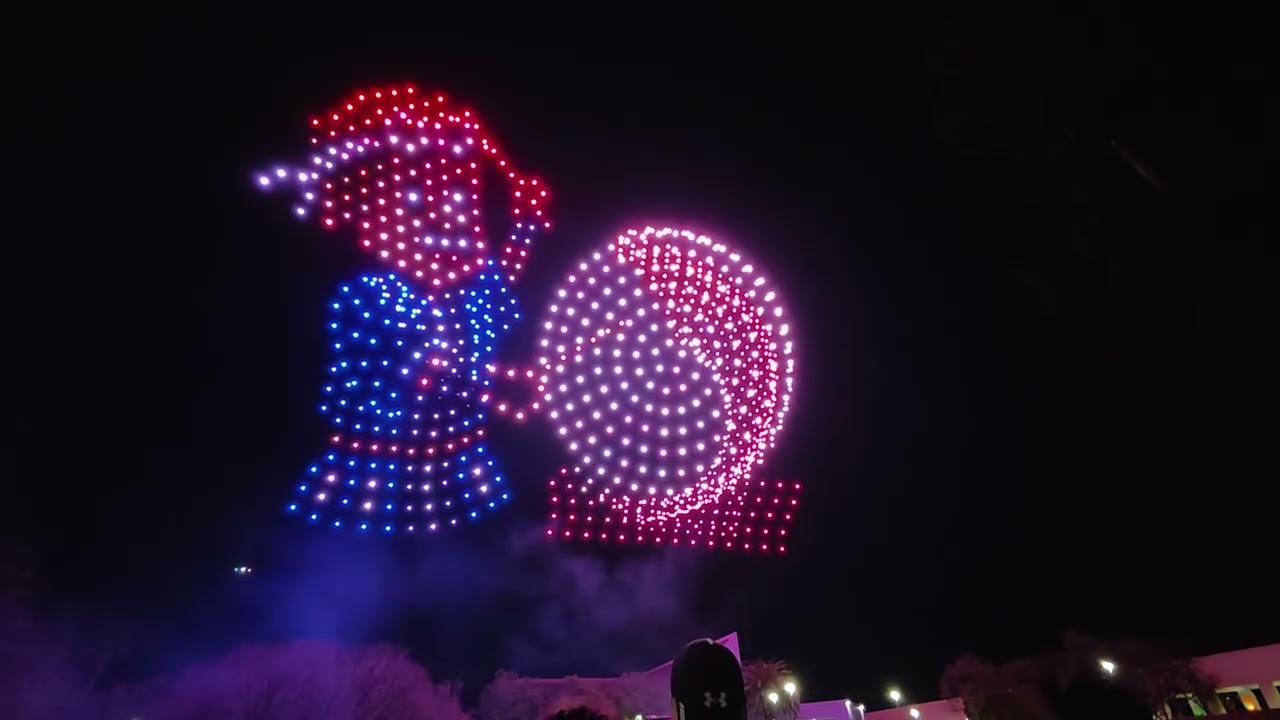 Drone Show - Pre Superbowl