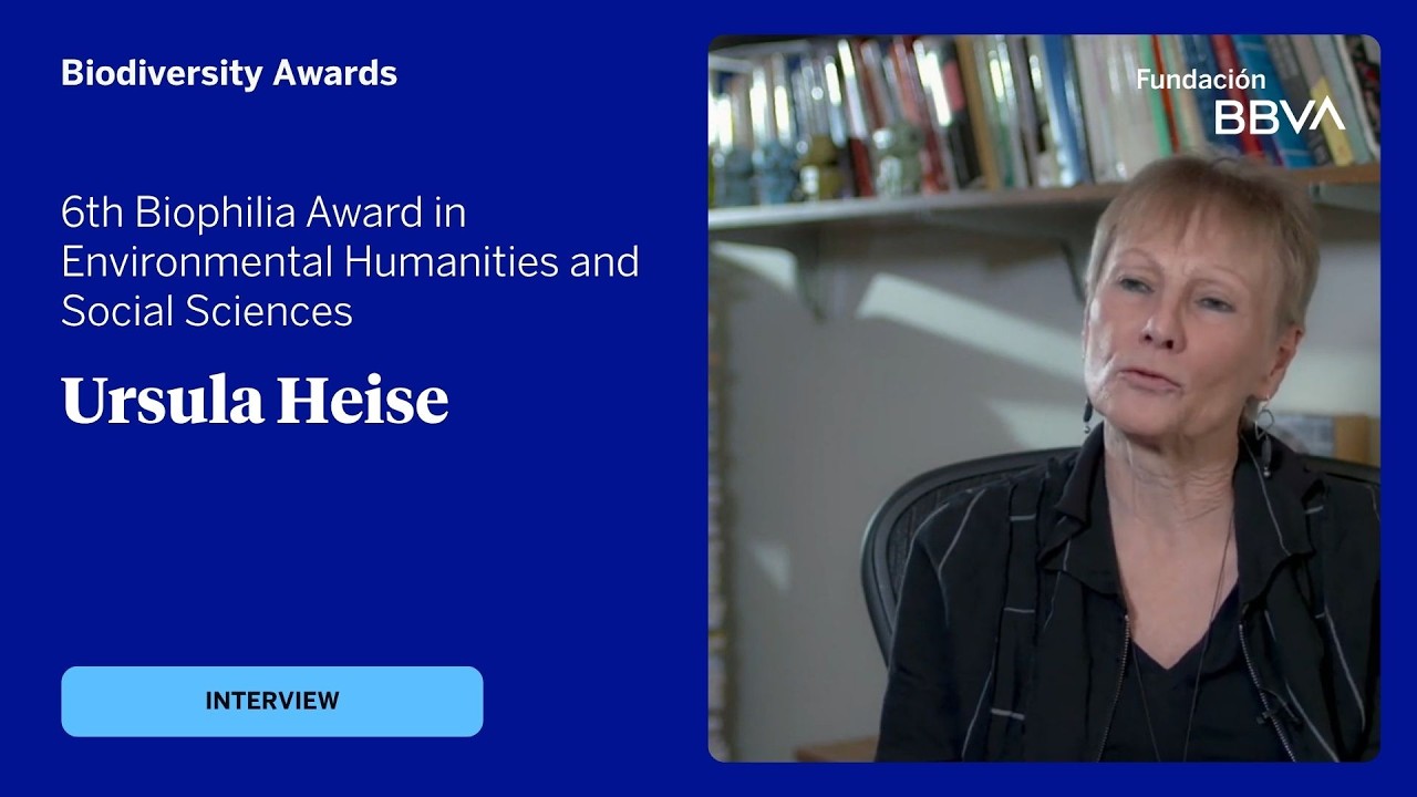 Interview with Ursula Heise, winner of the 6th Biophilia Award