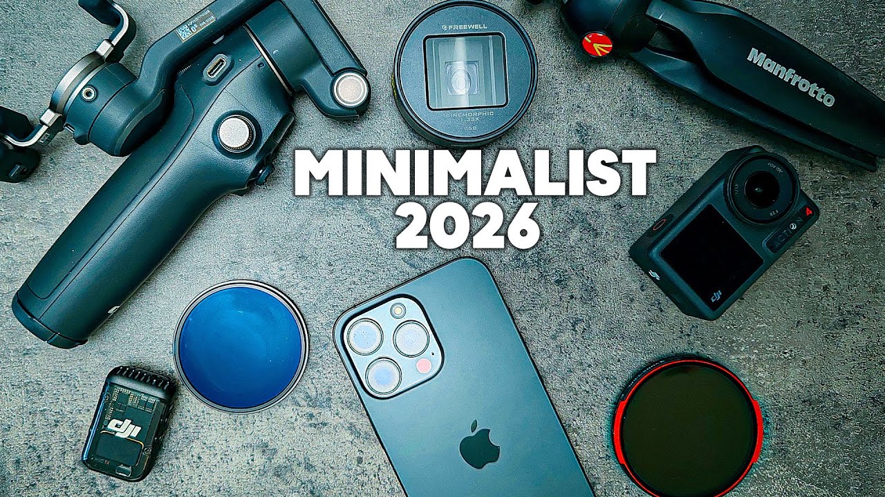 Minimalist YouTube Gear 2026 | My Compact Filmmaking Setup