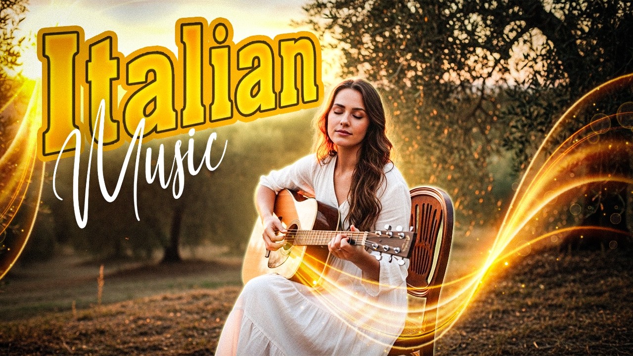 🎶 Italian Guitar Music for Relaxation 🎶 3+ Hours Scenic Italy Ambience