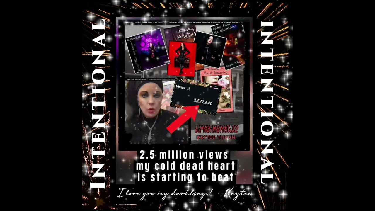Thank you my darklings! My FIRST Instagram spoken word poetry video to hit 2.5 MILLION VIEWS! 