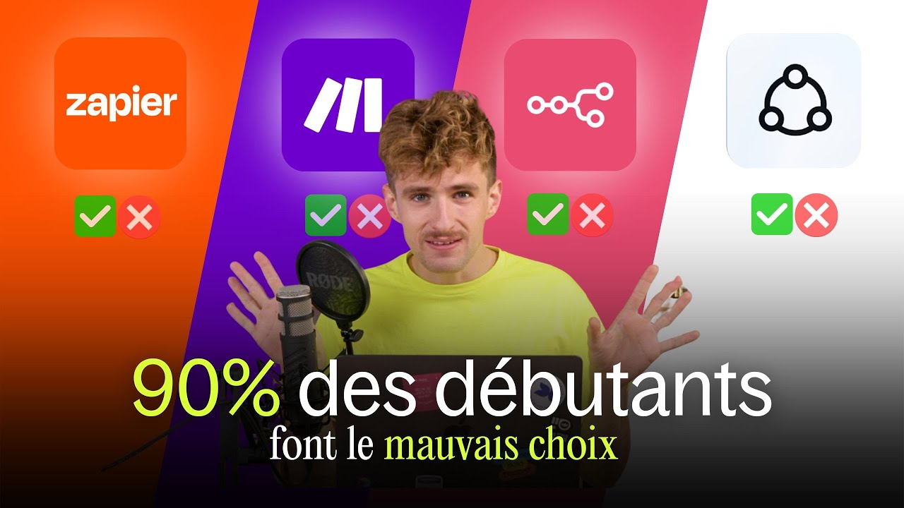 Comment choisir son outil d'automatisation (Zapier vs Make vs N8N vs Agent Builder comparatif 2025)