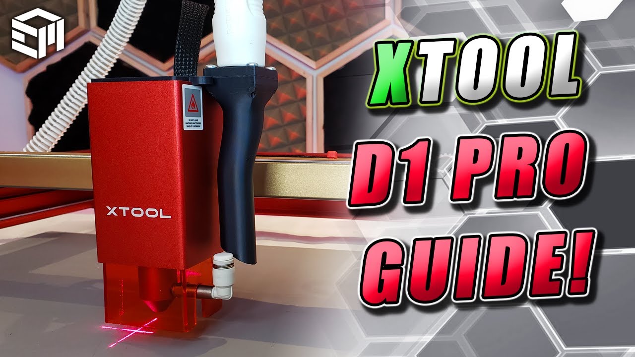 XTOOL D1 Pro In-Depth Setup Guide, Assembly, Creative Space Software Fundamentals and Fume Extractor