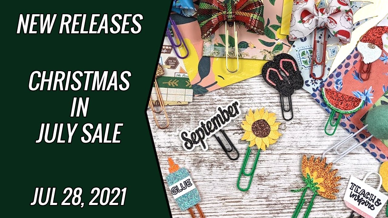 Etsy New Releases || July 28, 2021|| Christmas in July Sale || RunWithCraftScissors