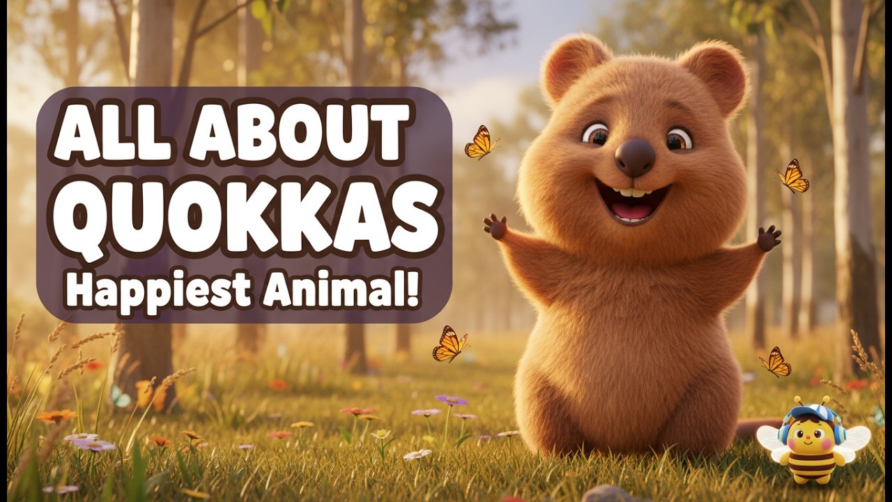 Why Quokkas Smile | Incredible Animal Facts for Children | Fun Quiz Inside! #quokka