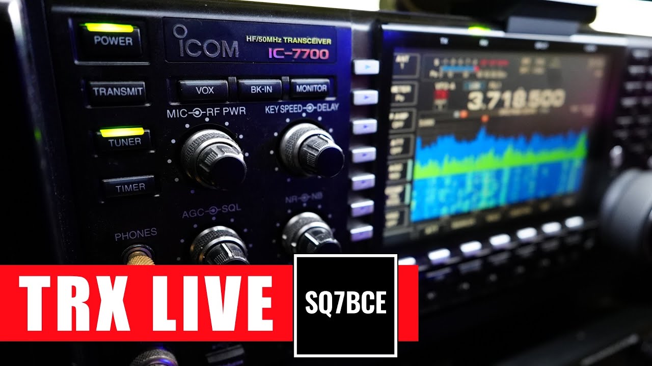 KF Live pasmo 40m 01.01.2024 test GP7 (ANT1) vs END FED (ANT1/R)
