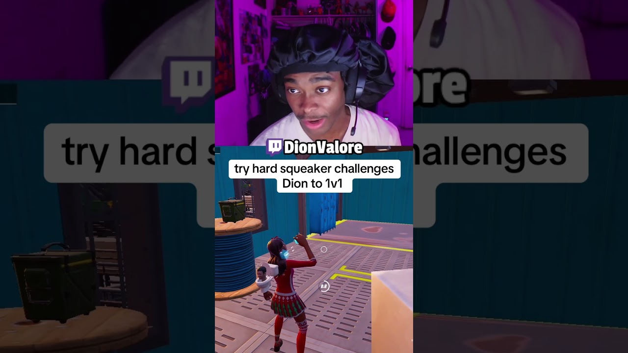 Dion Valore called out by try hard squeaker 😳