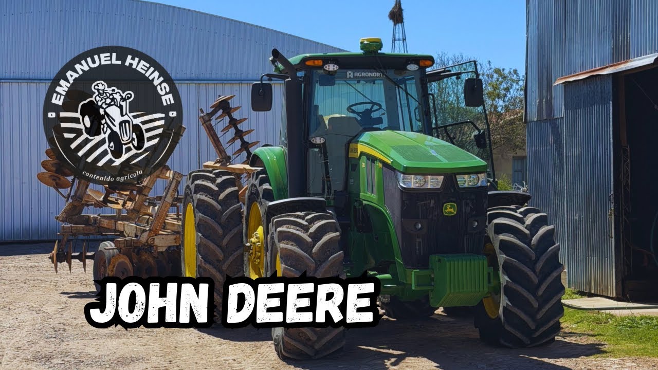 PROBANDO UN TRACTOR JOHN DEERE 