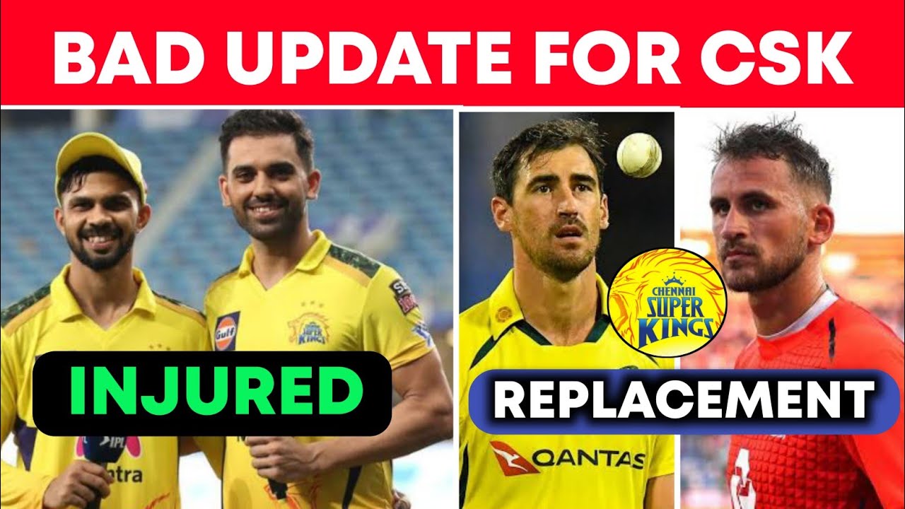 IPL 2023 - Bad News for CSK before ipl 2023 season