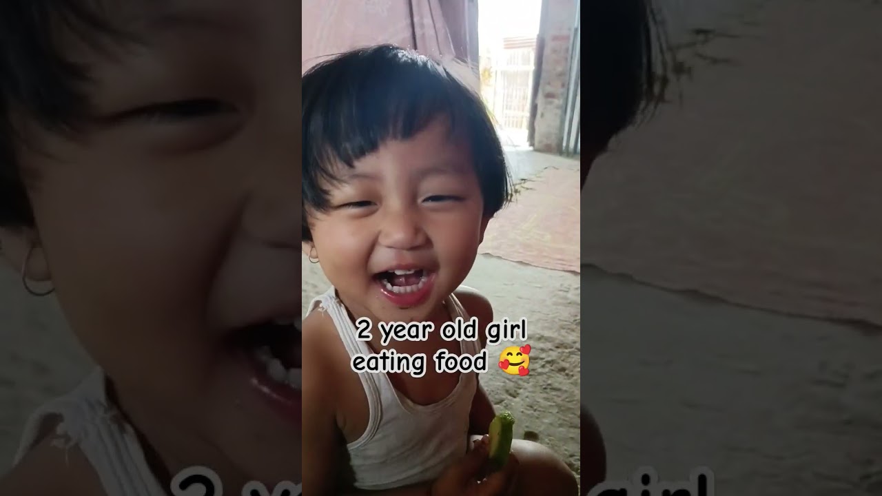 2 year old girl eating food with her hands #music #like #share #subscribe #love #baby #cute #eating