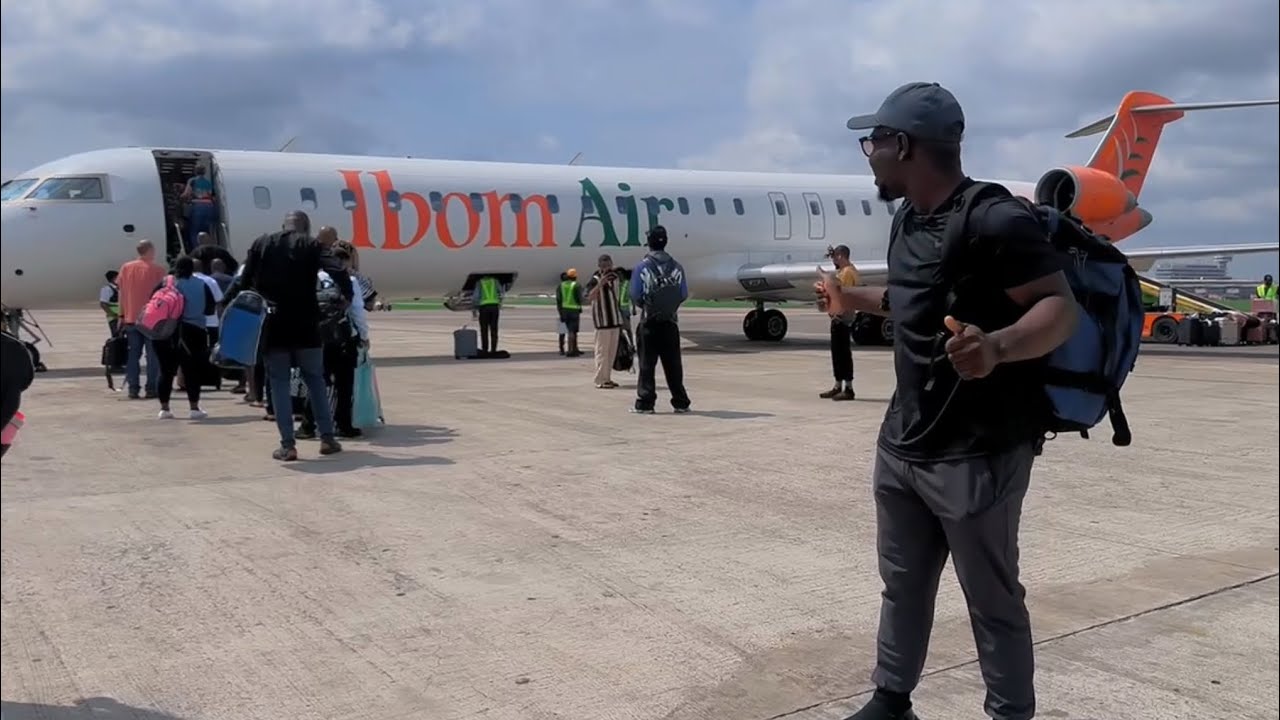 Lagos to Uyo Flight Vlog - For the Super Eagles - Ibom Air Experience