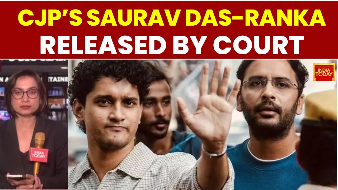 CJP Leaders Saurav Das, Ashutosh Ranka Released After Days In Custody | CJP News | Jantar Mantar