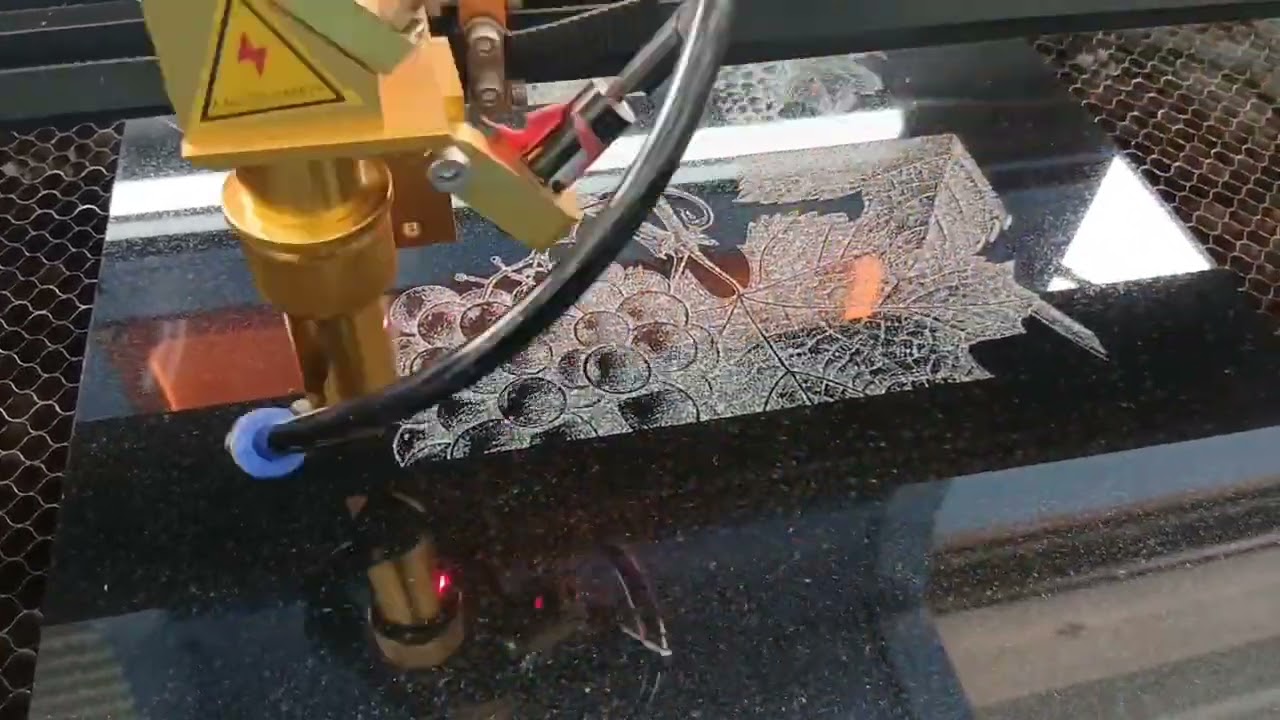 LC-6040L/80​  TruCUT™ 600×400mm Desktop​ CO2 Laser, used for engraving granite, creating personal...