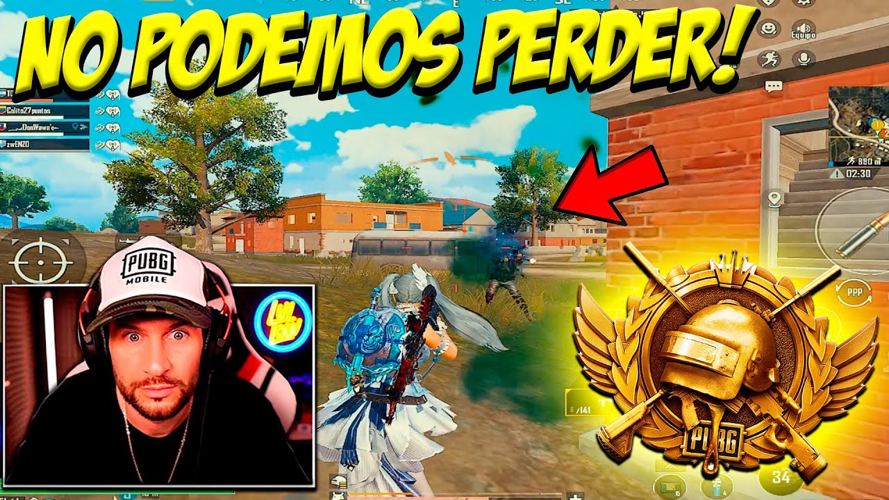 ESTO PASO ESTANDO A UNA SOLA PARTIDA DE RANGO CONQUISTADOR EN PUBG MOBILE!