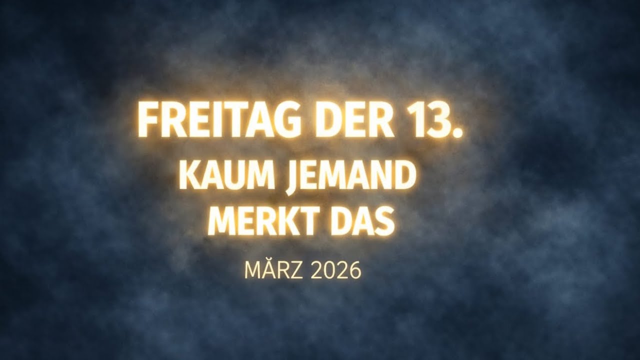 🌟 Der FREITAG 13. März 2026 könnte alles verändern | Energetischer Wendepunkt #freitagder13