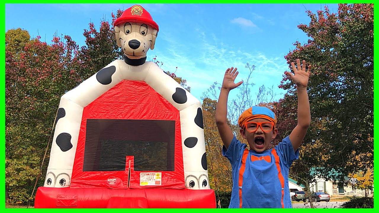 Birthday Paw Patrol Bounce/Jump House-Ghostbusters Birthday Cake #blippi #toys #kidsactivities #kids