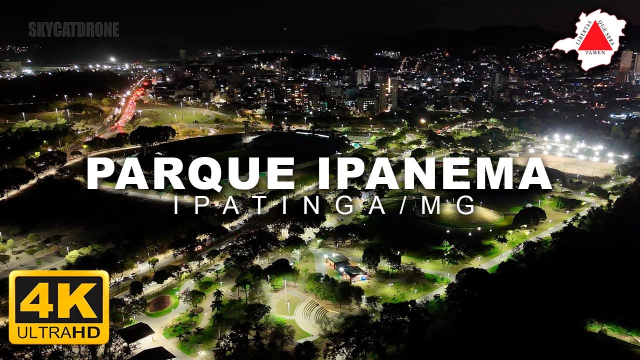 Parque Ipanema, Ipatinga/MG - Vista Aérea/Vista de Cima - ULTRA HD 4k - Drone Mini 4 Pro