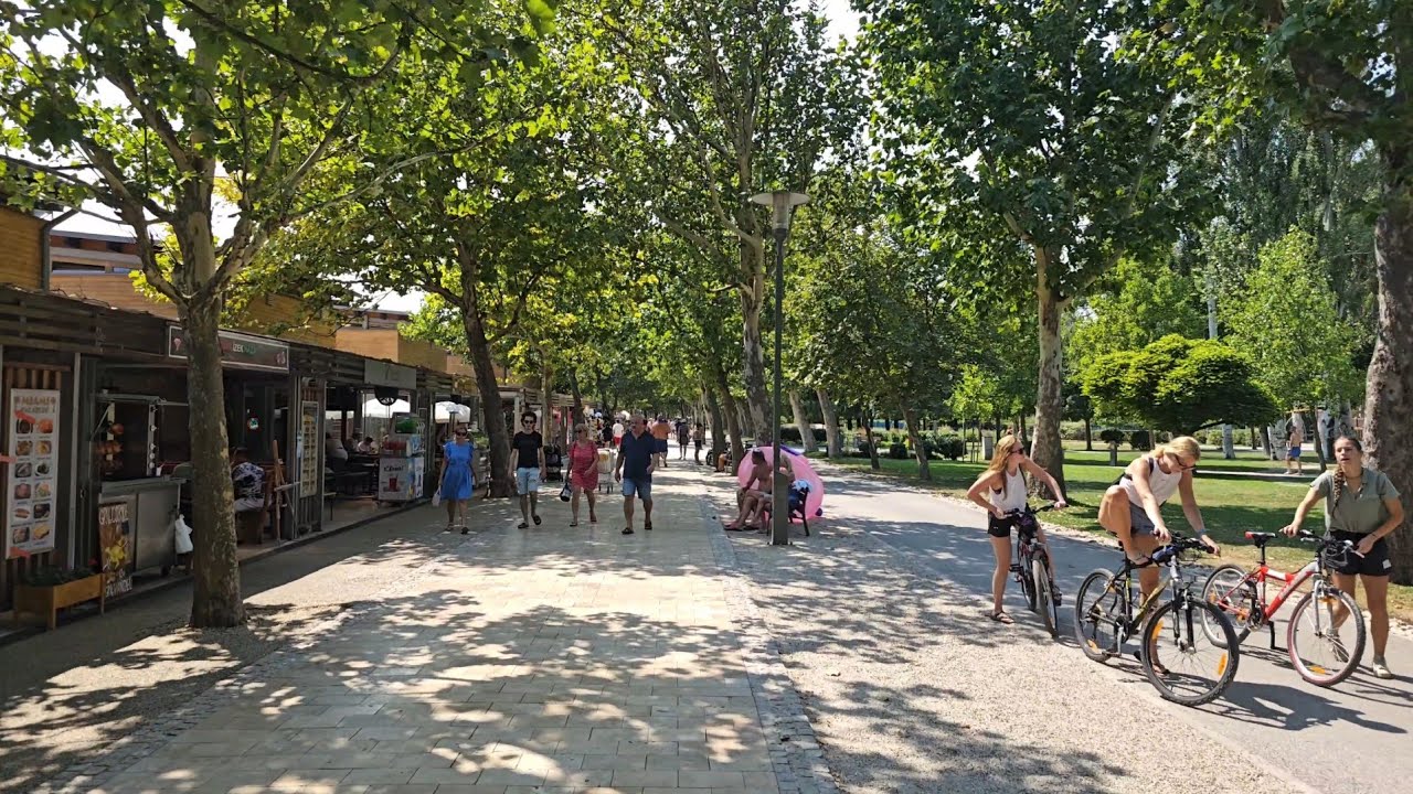 Hungary, Balatonfüred - Walking Tour On The Tagore Promenade