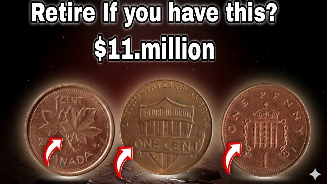 Coin Collectors Alert! TOP 6 Rare One Cent & One Penny Coins