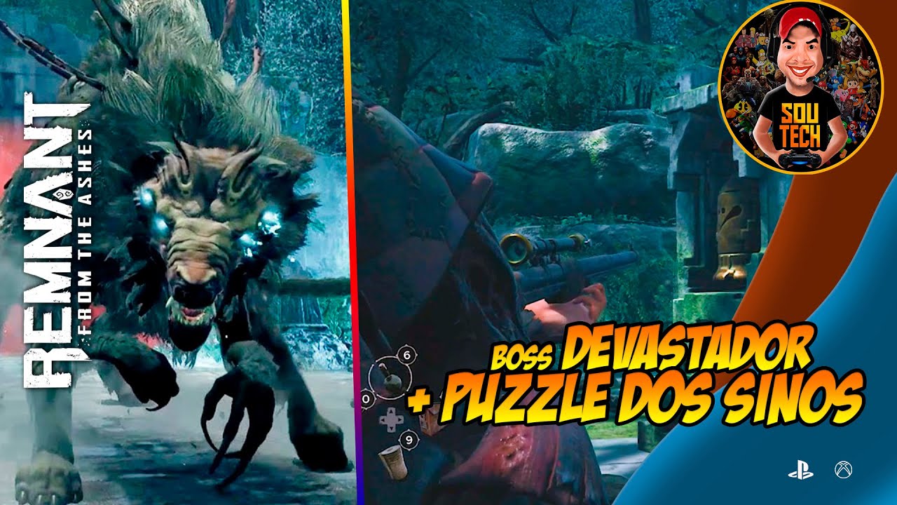 Remnant From The Ashes | Boss Devastador + Puzzle dos Sinos | Troféu Intocável