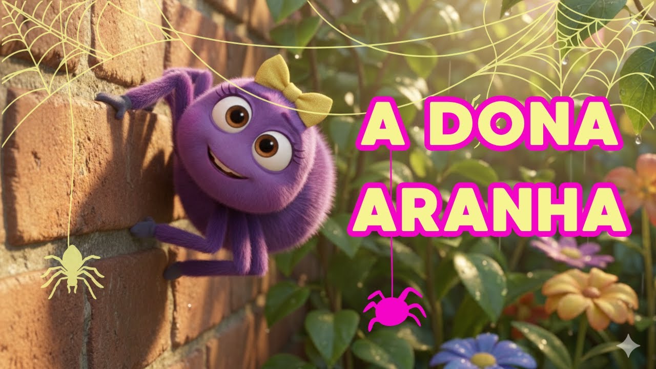 🕷️ A Dona Aranha Persistente | Aprenda a Nunca Desistir com os Filhotes Geniais! 🌟