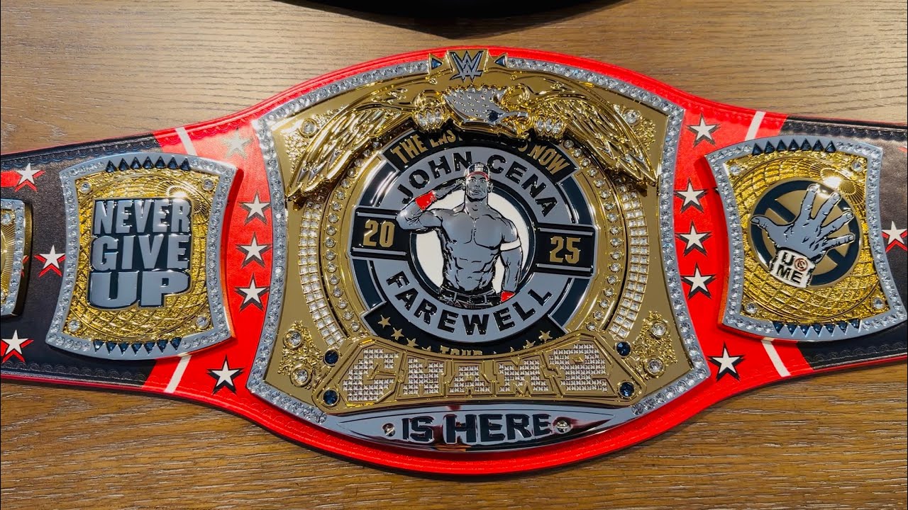 WWE John Cena The Last Time is Now Championship title review #wwe #johncena