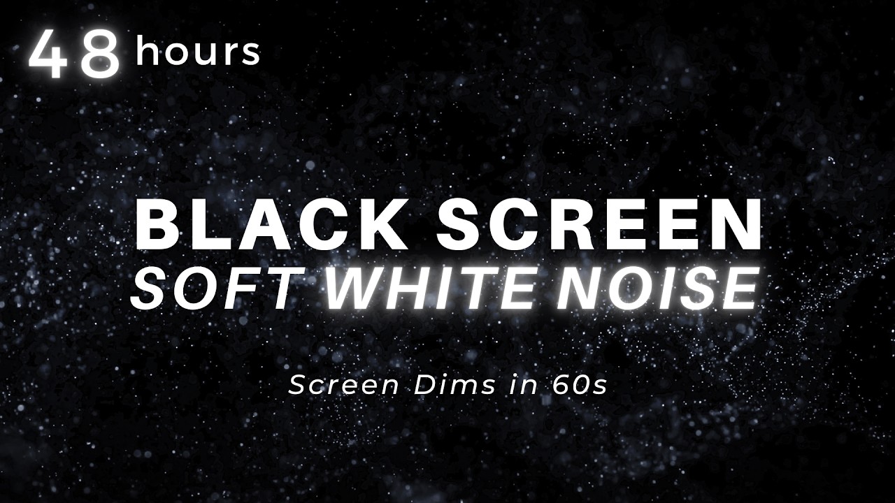 White Noise to Sleep FAST – Black Screen | 48 Hours