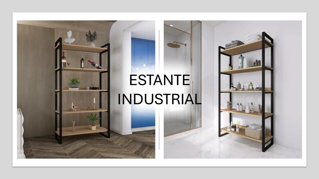Montagem: Estante Industrial Desmontada