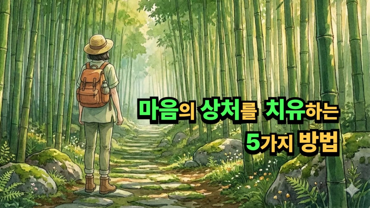 사람에게 받은 상처를 치유하는 5가지 방법 🌿