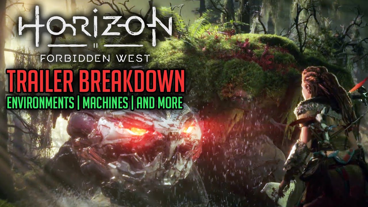 Horizon 2: Forbidden West Reveal Trailer Breakdown & Analysis [NEW Environments | Machines | etc]