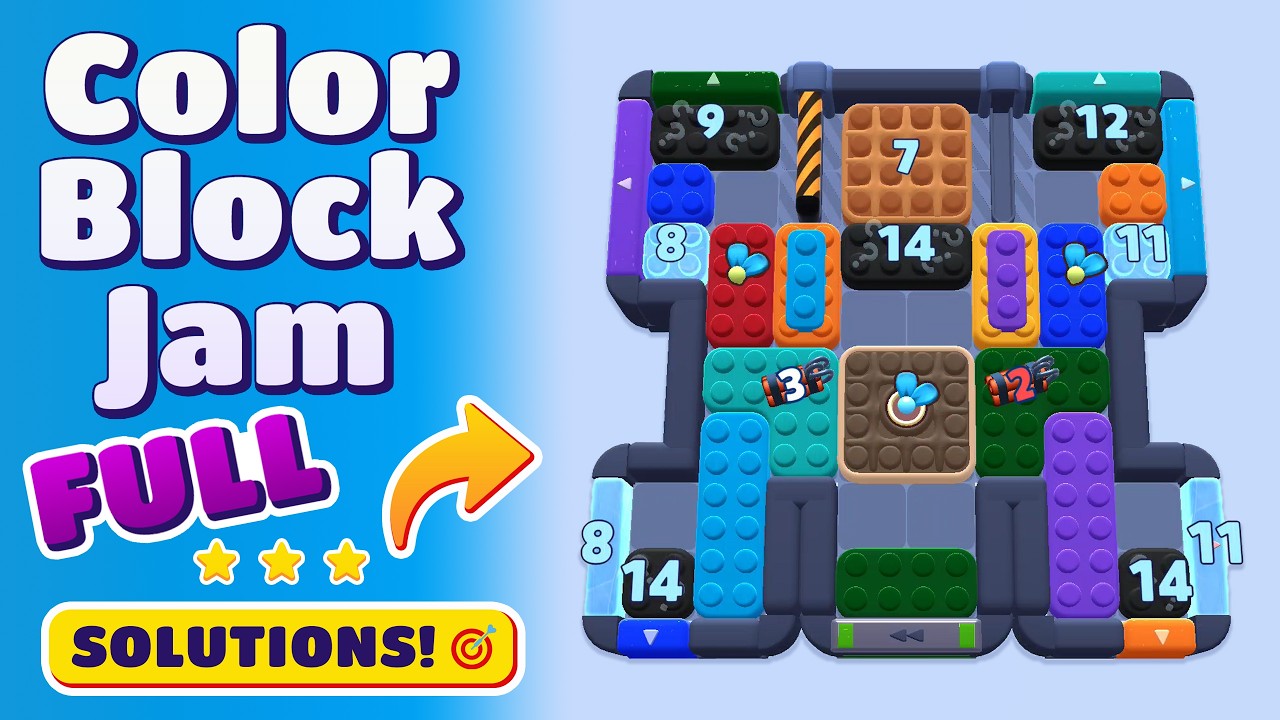 Color Block Jam Level 1392 (1393) | Complete Walkthrough & Solutions! 🎯
