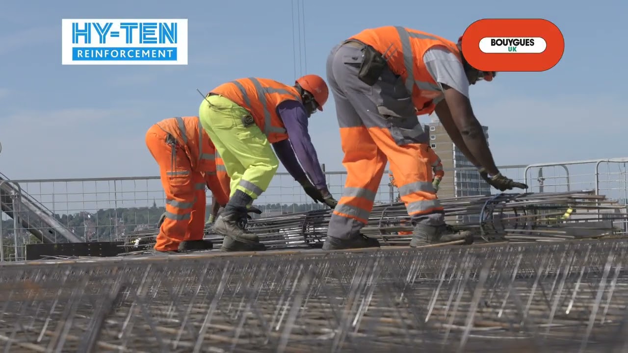Fast rebar installation with BAMTEC® and advantages -  Bouygues UK and Hy-Ten Reinforcing