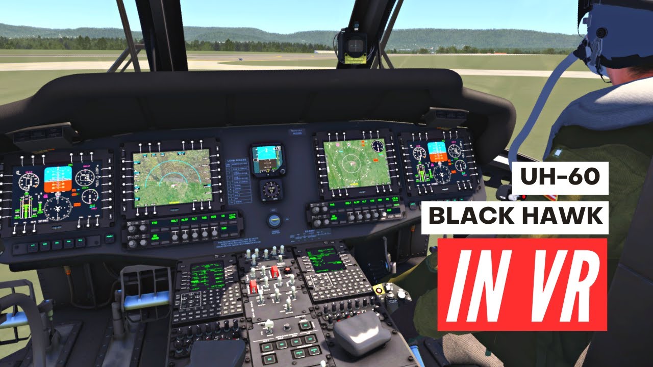 UH-60 Black Hawk в ВИРТУАЛЬНОЙ РЕАЛЬНОСТИ! - Aerofly FS4
